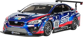タミヤ　ラジコン用ボディ　SUBARU WRX STI NBR チャレンジ 1/10RC SUBARU WRX STI NBRチャレンジ軽量ボディが完成